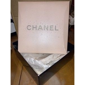 Chanel 2006 Limited Edition Pink Gift Box with Tissue Square 8" x 8" x 3.75"